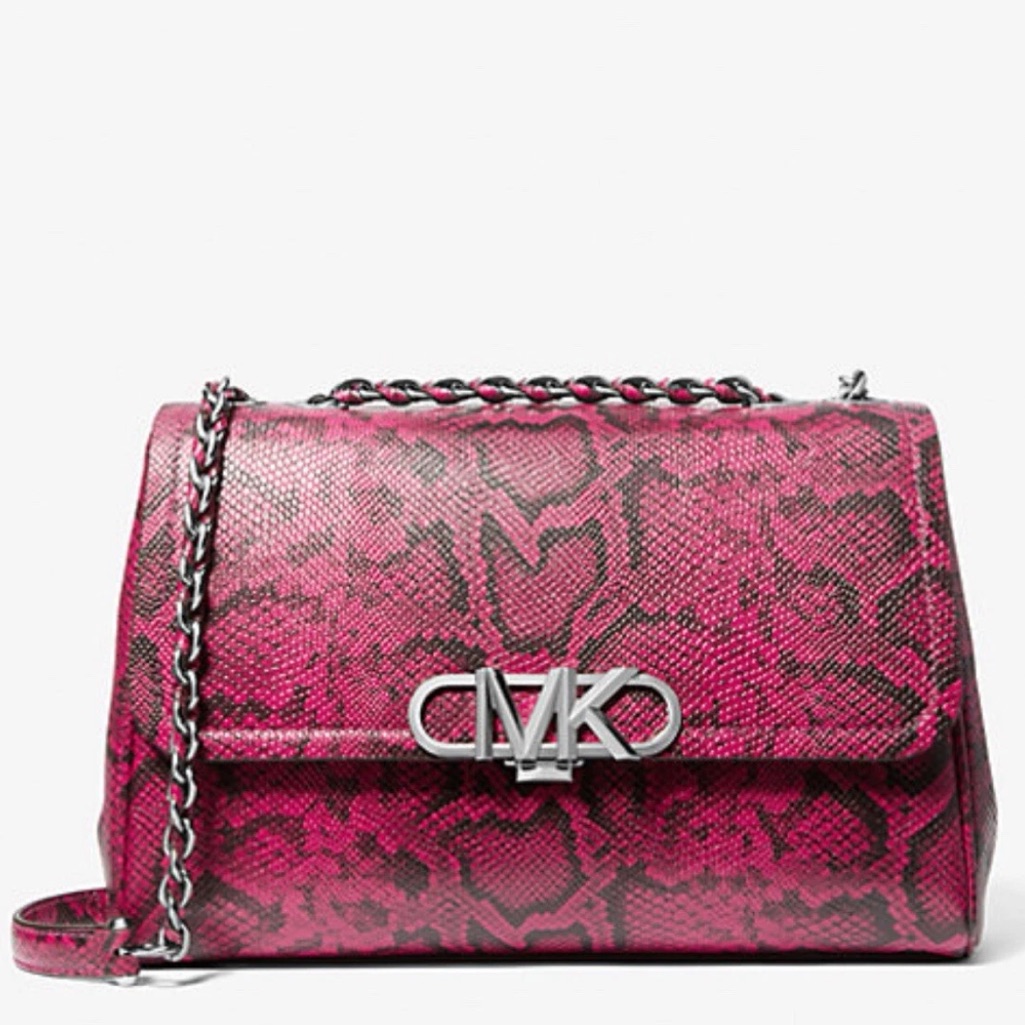 Michael Kors Parker Extra-Large Snake Embosseoleather Shoulder Bag